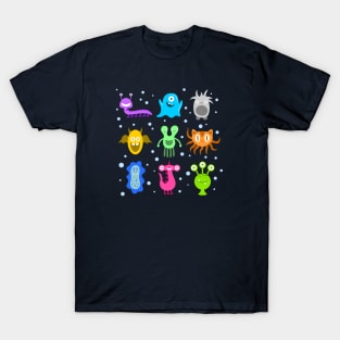 Monster Pattern T-Shirt